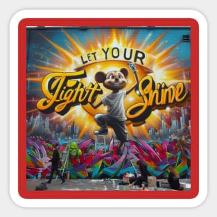 Let your light shine Sticker